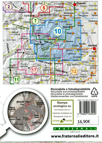 Produktbild: Valle Po - Monviso 1 : 25 000