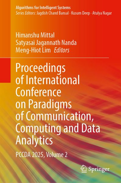 Produktbild: Proceedings of International Conference on Paradigms of Communication, Computing and Data Analytics
