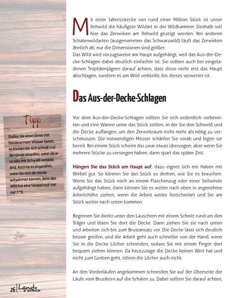 Wildverwertung praktisch: Wildbret schnell und erfolgfreich vermarkten