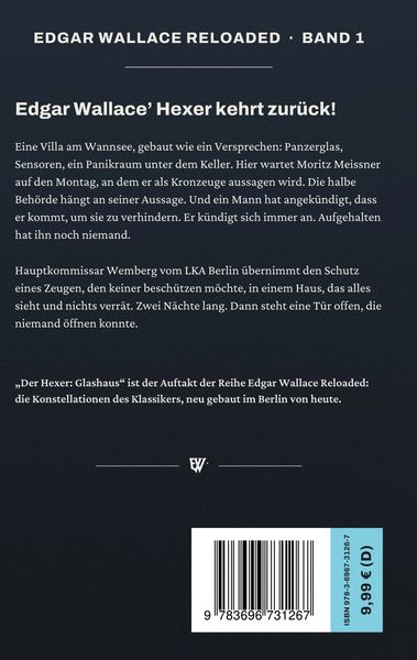 Produktbild: Edgar Wallace Reloaded (Band 1) - Der Hexer: Glashaus