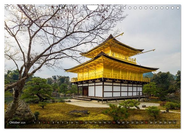 Produktbild: Japan - Schreine, Tempel, Metropolen (Wandkalender 2026 DIN A4 quer), CALVENDO Monatskalender