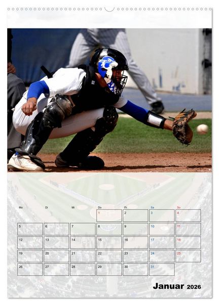 Produktbild: Kultsport Baseball (hochwertiger Premium Wandkalender 2026 DIN A2 hoch), Kunstdruck in Hochglanz