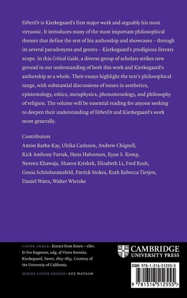 Produktbild: Kierkegaard's Either/Or