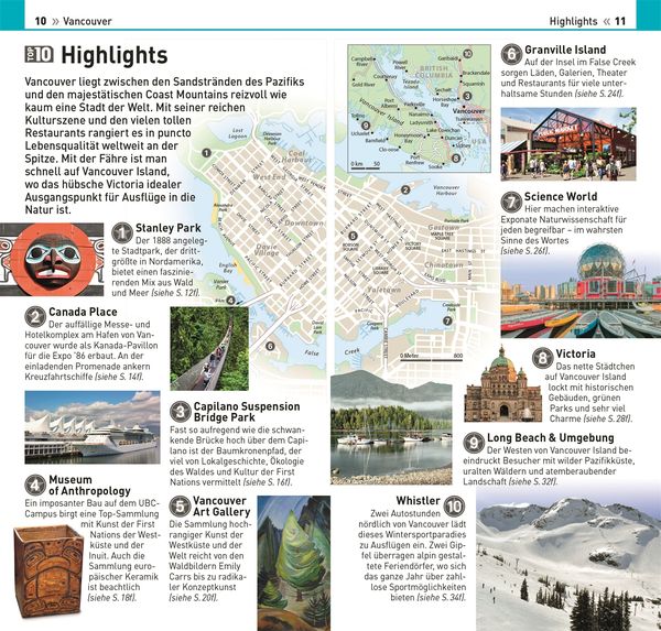 Produktbild: Top 10 Reisef&uuml;hrer Vancouver