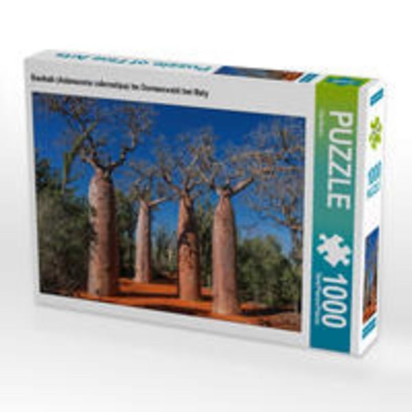 CALVENDO Puzzle Baobab (Adansonia rubrostipa) im Dornenwald bei Ifaty | 1000 Teile Lege-Größe 64x48cm Foto-Puzzle für glückliche Stunden