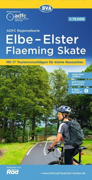 Produktbild: BVA ADFC Regionalkarte Elbe-Elster-Flaeming Skate 1:75.000