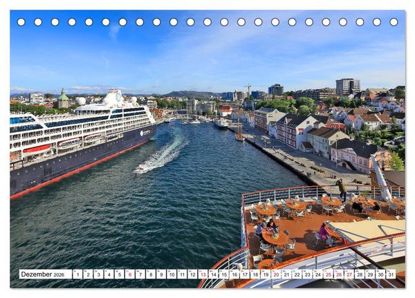 Produktbild: Sommer in Stavanger vom Frankfurter Taxifahrer Petrus Bodenstaff (Tischkalender 2026 DIN A5 quer), CALVENDO Monatskalender