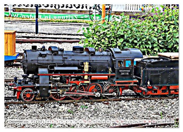 Produktbild: Modell-Lokomotiven beim Dampfmodellbau - Treffen in Bisingen (Wandkalender 2026 DIN A2 quer), CALVENDO Monatskalender