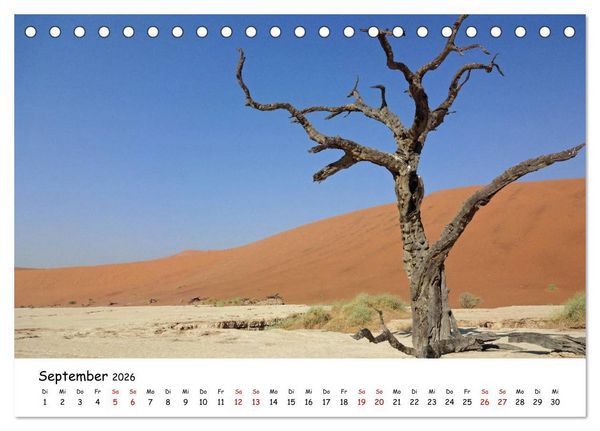 Produktbild: Natur und Landschaft. S&uuml;dliches Afrika 2026 (Tischkalender 2026 DIN A5 quer), CALVENDO Monatskalender