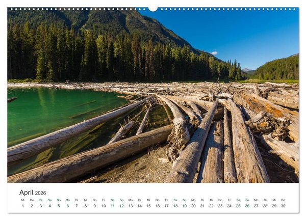 Produktbild: Into the Wild - Kanada und Alaska (hochwertiger Premium Wandkalender 2026 DIN A2 quer), Kunstdruck in Hochglanz