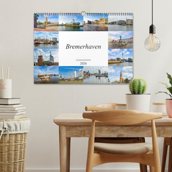 Produktbild: Bremerhaven Stadtansichten (Wandkalender 2026 DIN A3 quer), CALVENDO Monatskalender