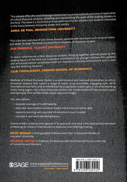 Produktbild: Methods of Critical Discourse Studies
