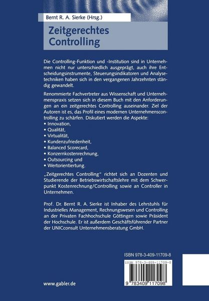 Produktbild: Zeitgerechtes Controlling
