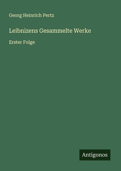 Produktbild: Leibnizens Gesammelte Werke