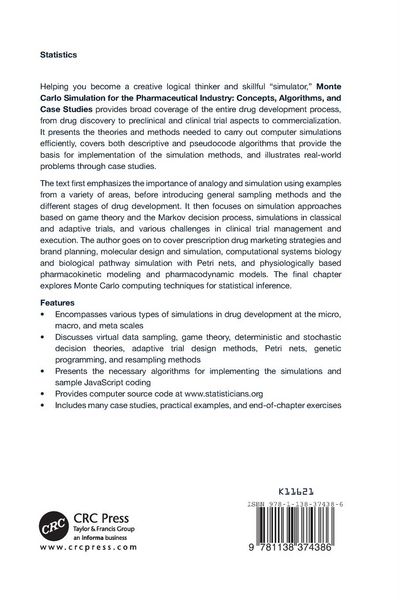 Produktbild: Monte Carlo Simulation for the Pharmaceutical Industry
