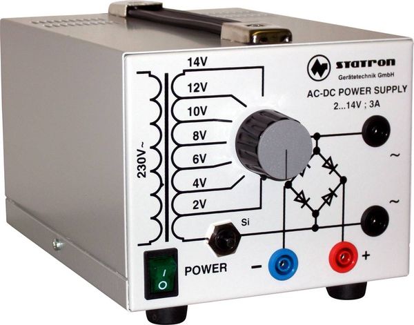 Statron 5359.0 Labornetzgerät, einstellbar 2 - 14V 3A 42W Anzahl Ausgänge 2 x