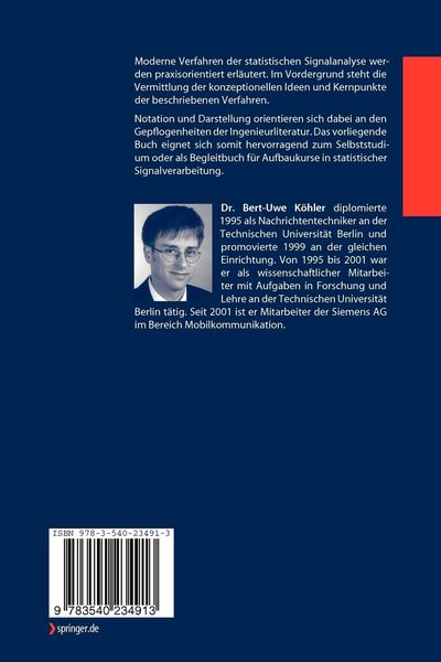 Produktbild: Konzepte der statistischen Signalverarbeitung