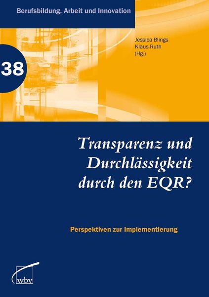 Produktbild: Transparenz und Durchl&auml;ssigkeit durch den EQR?