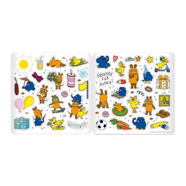Produktbild: Tr&ouml;tsch Die Maus Stickermalbuch Malbuch mit Stickern