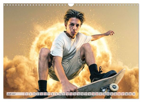 Produktbild: Dimensionen des Skateboarding (Wandkalender 2027 DIN A3 quer), CALVENDO Monatskalender
