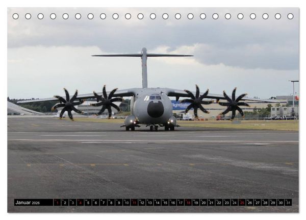 Produktbild: Augenblicke in der Luft: Airbus A400M (Tischkalender 2026 DIN A5 quer), CALVENDO Monatskalender