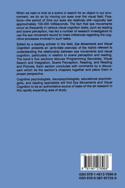 Produktbild: Eye Movements and Visual Cognition