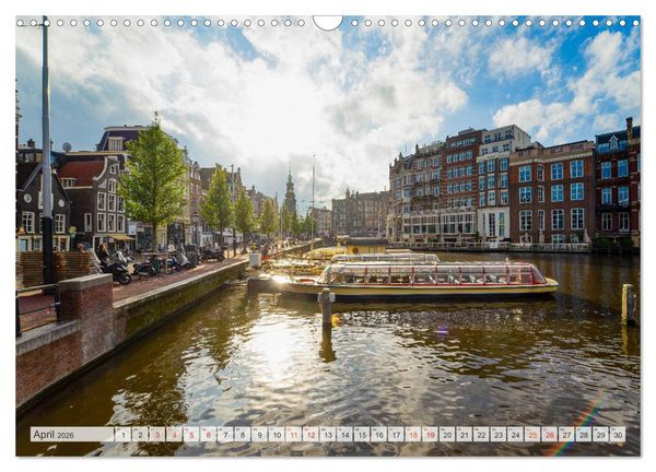 Produktbild: Amsterdam - Hauptstadt der Niederlande (Wandkalender 2026 DIN A3 quer), CALVENDO Monatskalender