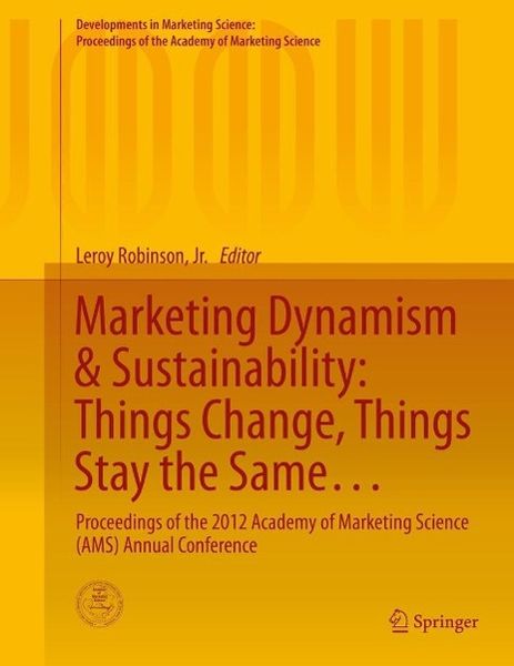 Produktbild: Marketing Dynamism & Sustainability: Things Change, Things Stay the Same...