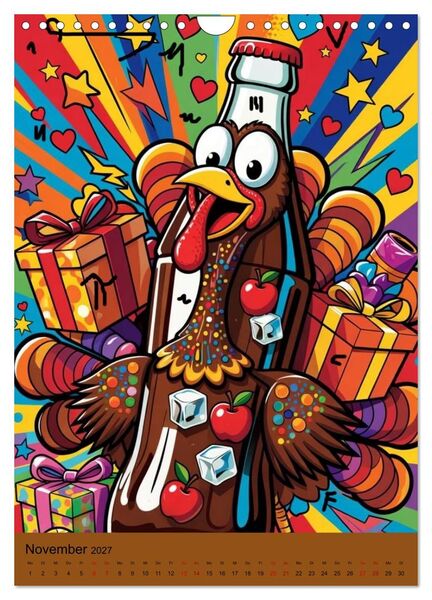 Produktbild: Poppige Cola-Flaschen (Wandkalender 2027 DIN A4 hoch), CALVENDO Monatskalender