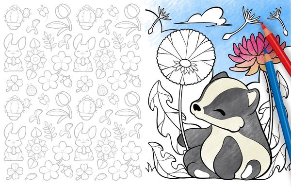 Produktbild: Manga Chibi Ausmalbuch