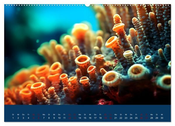 Produktbild: Farbenpracht im Ozean - Die Sch&ouml;nheit der Korallen (hochwertiger Premium Wandkalender 2026 DIN A2 quer), Kunstdruck in Hochglanz