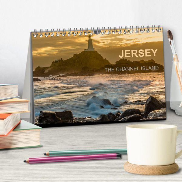 Produktbild: JERSEY THE CHANNEL ISLAND (Desk Calendar 2026 DIN A5 landscape), CALVENDO 12 Month DeskCalendar