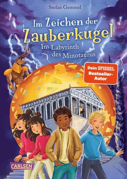 Im Zeichen der Zauberkugel 11: Im Labyrinth des Minotaurus, Gebundene Ausgabe von Stefan Gemmel, Carlsen, 978-3-551-65177-8