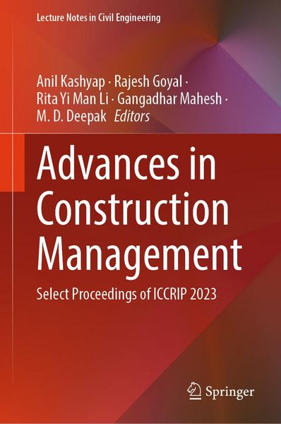 Produktbild: Advances in Construction Management