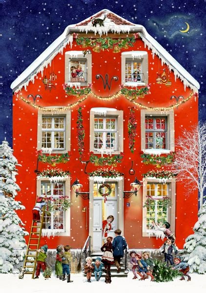 Produktbild: Puzzle: Weihnachten bei uns Zuhaus - B. Behr (1000 T.)