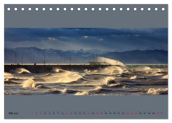 Produktbild: Bodensee Weitblicke (Tischkalender 2026 DIN A5 quer), CALVENDO Monatskalender
