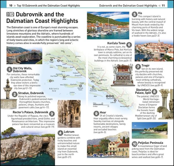 Produktbild: DK Top 10 Dubrovnik and the Dalmatian Coast