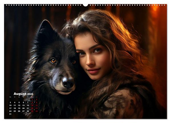 Produktbild: Verzaubert von Magie und Romantik (Wandkalender 2026 DIN A2 quer), CALVENDO Monatskalender
