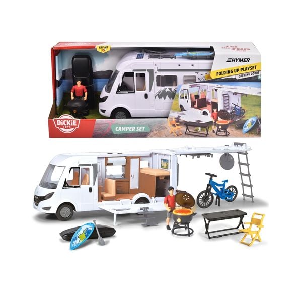 Dickie Toys PKW Modell Hymer Camping Fan Fertigmodell PKW Modell