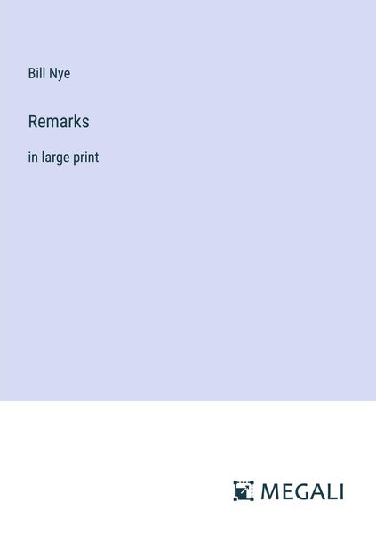 Produktbild: Remarks