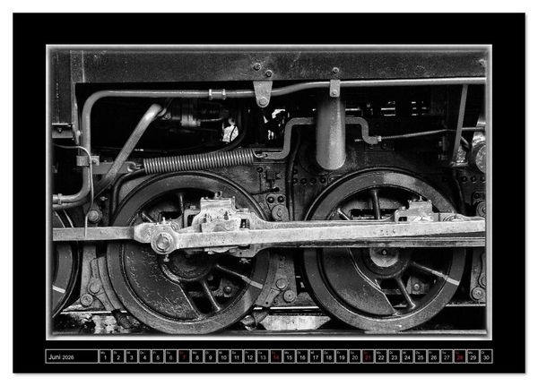 Produktbild: Unter Dampf - Mit der Pre&szlig;nitztalbahn durchs Erzgebirge (Tischkalender 2026 DIN A5 quer), CALVENDO Monatskalender