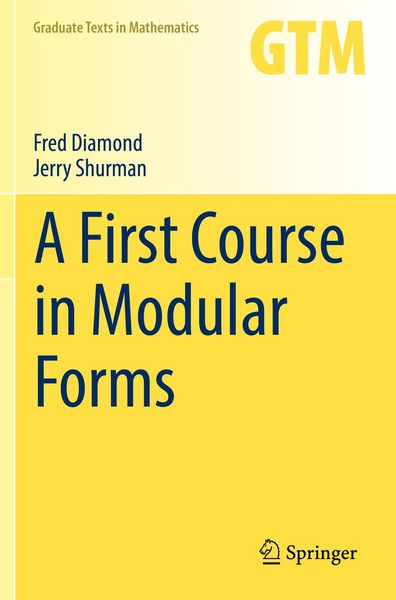 Produktbild: A First Course in Modular Forms