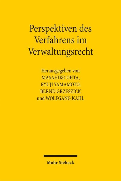Produktbild: Perspektiven des Verfahrens im Verwaltungsrecht