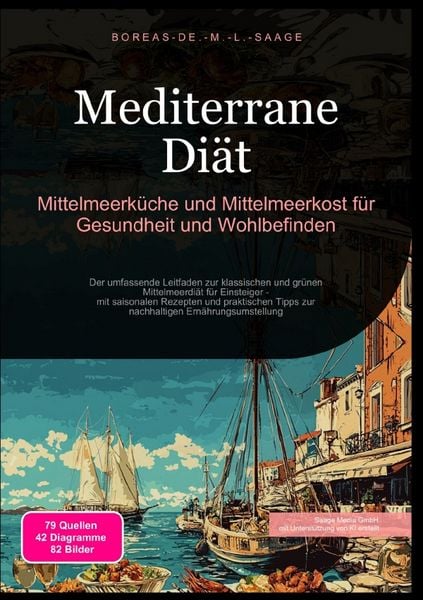 Produktbild: Di&auml;t (DE) / Mediterrane Di&auml;t: Mittelmeerk&uuml;che und Mittelmeerkost f&uuml;r Gesundheit und Wohlbefinden