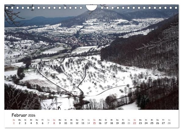 Produktbild: Impressionen von der Schw&auml;bischen Alb (Wandkalender 2026 DIN A4 quer), CALVENDO Monatskalender
