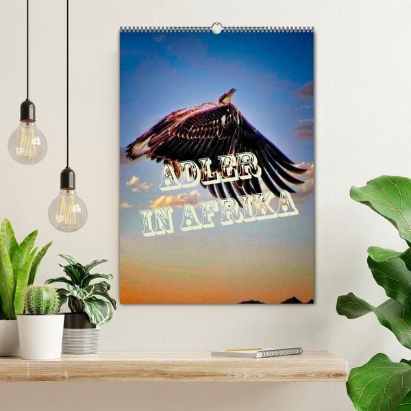Produktbild: Adler in Afrika (Wandkalender 2027 DIN A2 hoch), CALVENDO Monatskalender