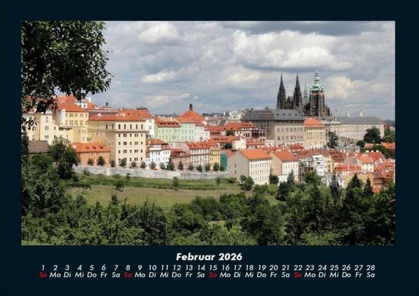 Produktbild: Prag 2026 Fotokalender DIN A4
