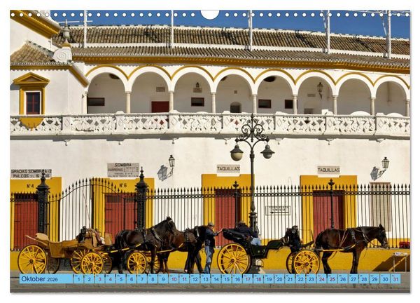 Produktbild: Andalusien - Spanien (Wandkalender 2026 DIN A3 quer), CALVENDO Monatskalender