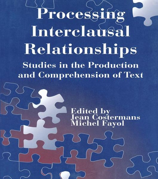 Produktbild: Processing interclausal Relationships