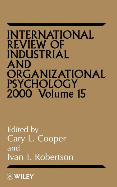 Produktbild: Cooper: Int Rev of Indust Org Psych 2000 V15